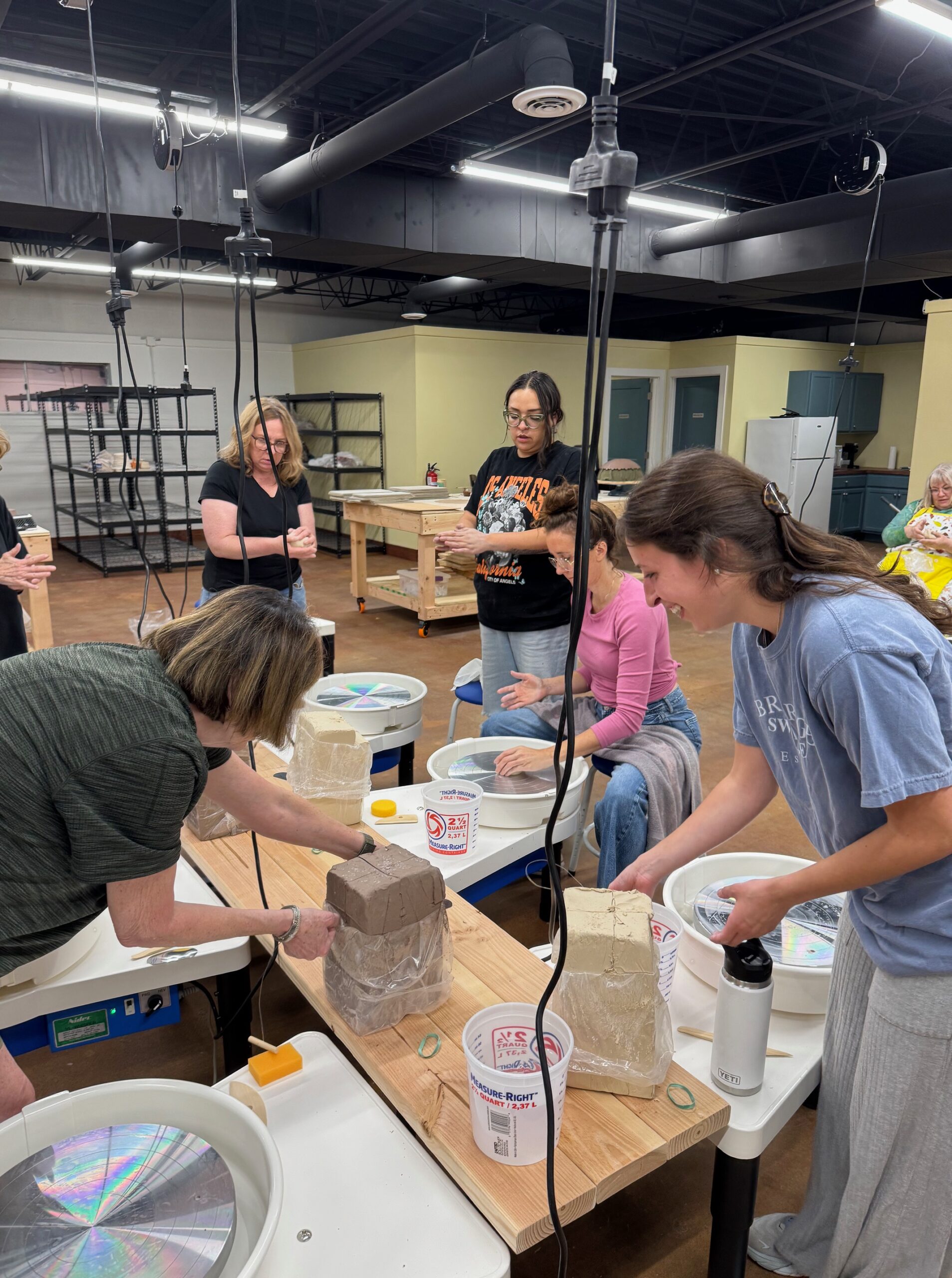 Our First Beginner Wheel Throwing Class