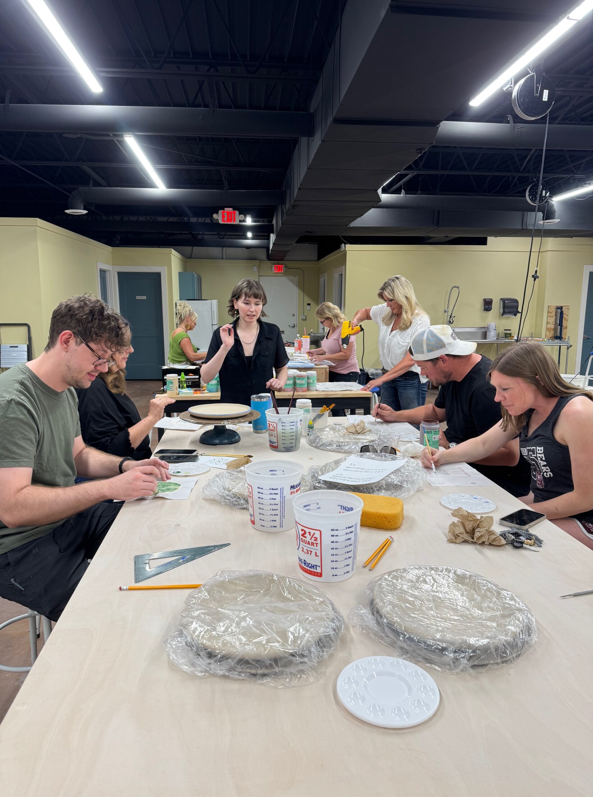 Our First Pottery & Pinot Night Was a Hit!