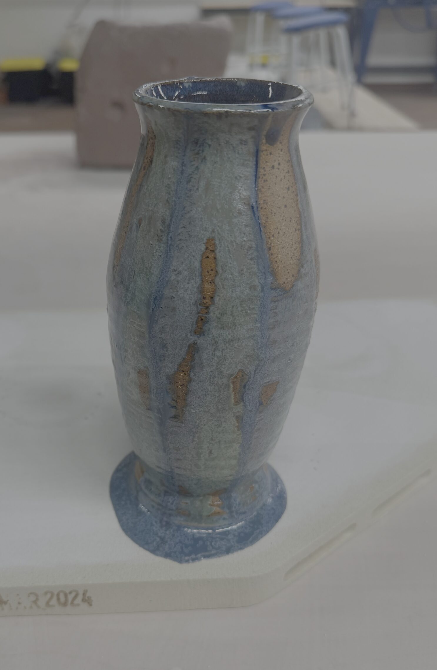 When a glaze has a mind of its own!